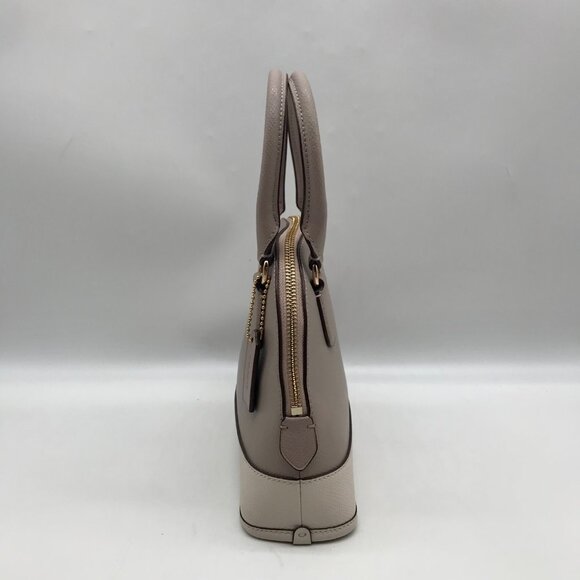 Coach Birch And Chalk Crossgrain Leather Mini Cora Domed Satchel bag - Picture 4 of 11